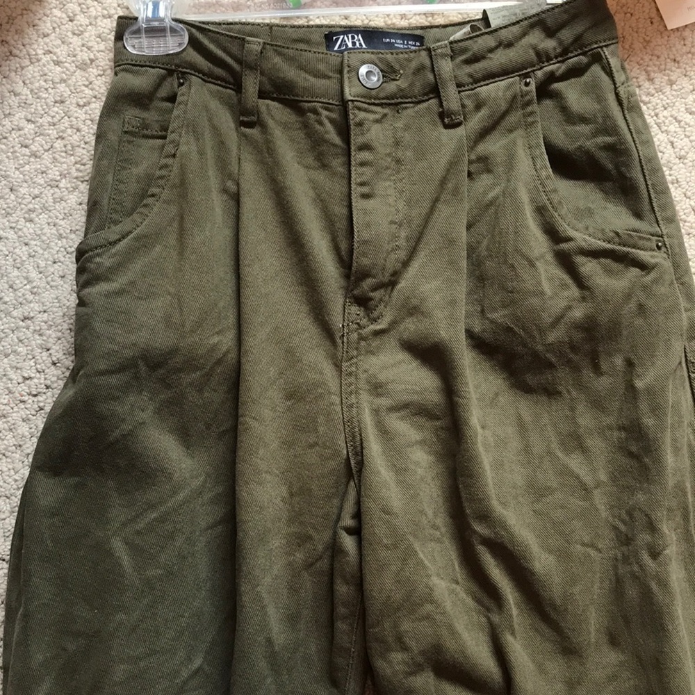 Green Slouchy Jeans